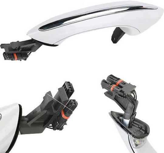 Exterior Right Rear Keyless Handle Bmw 5 6 7 Series F01 F02 F03 F04 F06 F07 F10 F11 2008-2016 White