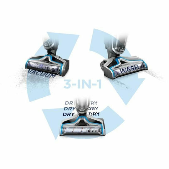 Bissell CrossWave Cordless Επαναφορτιζόμενη Σκούπα Stick 36V Γκρι
