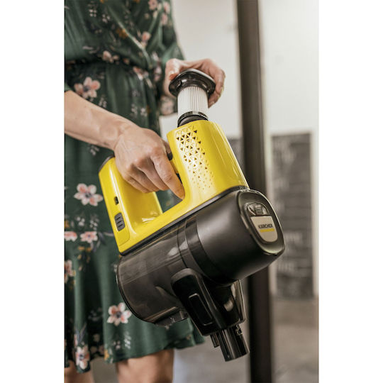 Karcher Vc 6 Cordless Ourfamily Rechargeable Stick Vacuum 25.2V Yellow