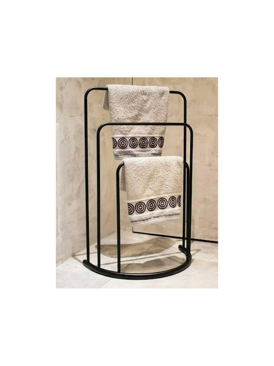 Badezimmerhaken & -halter Dreifach 45x55cm Schwarzer