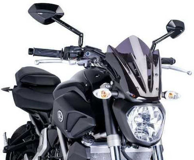 Puig Getöntes Visier Motorrad Sport Dark Smoke für Yamaha MT-07 2018 9666F