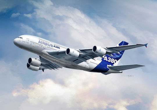 Revell Airbus A380 Φιγούρα Μοντελισμού Αεροπλάνο 47 Κομματιών σε Κλίμακα 1:288 με Κόλλα και Χρώματα