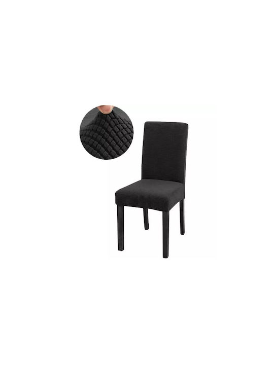 Aria Trade Elastic Cover for Chair Black 10εκ. 1pcs