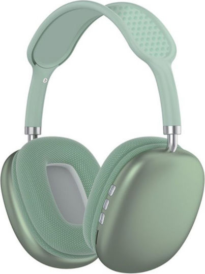 P9 Bluetooth Wireless Over Ear Headphones with 5 hours of Operation Green
