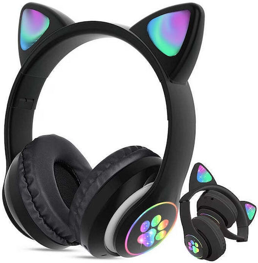 L450 Wireless / Wired On Ear Headphones with 10 hours of Operation Black
