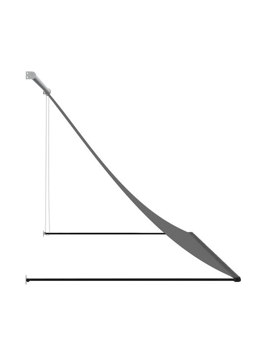 vidaXL Τέντα Βεράντας με Led Γκρι 2x1.5m