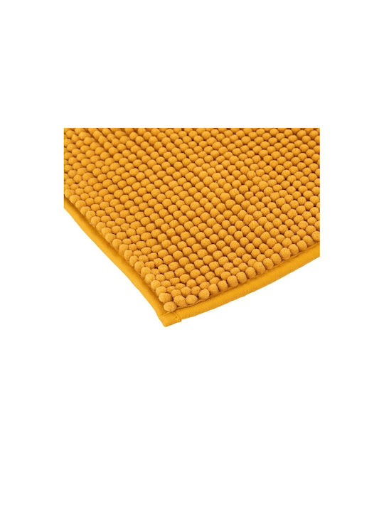 5Five Badematte Synthetisch,Polyester/Cotton/Leather Rechteckig 138043K Gelb 50x80cm