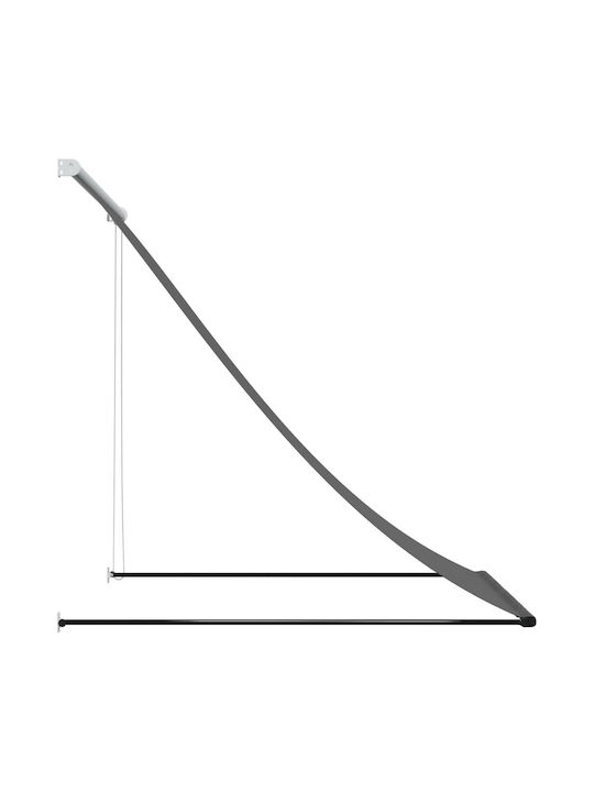 vidaXL Terrace Wall Tent with LED Light Gray 1.5x1.5cm