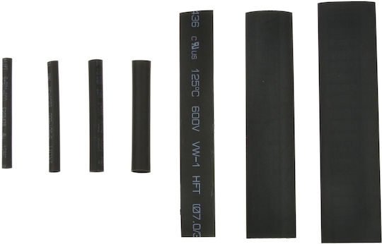Geko Heat-Shrink Tubing Black 127pcs G02924