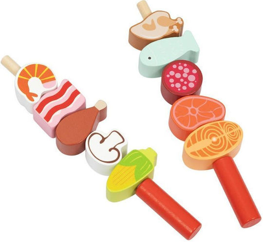 Tooky Toy Ξυλινο Σετ Σφηνωματα Γκριλ Tj454