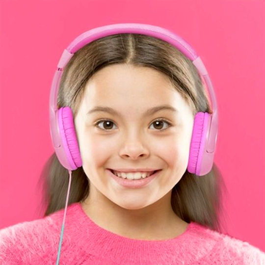 Celly KidsBeat Wired On Ear Headphones Pink