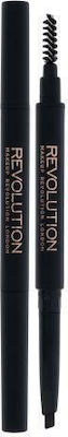 Revolution Beauty Brow Definer Eyebrow Pencil Dark Brown Eyebrow Pencil Brown Duo