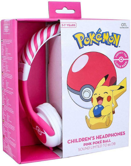 OTL Pokemon Pokeball Kabelgebunden Kinder Am Ohr Kopfhörer Rosa