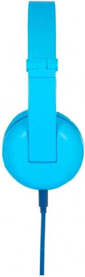 BuddyPhones Play Glacier Wireless / Wired Kids' On Ear Headphones Blue