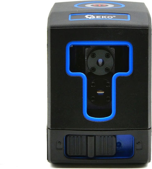 Geko Γραμμικό Αλφάδι Laser Πράσινης Δέσμης 1.5V με Εύρος Εργασίας 10m