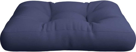 vidaXL Waterproof Bench Cushion for Palette Nautical Blue 60x60cm