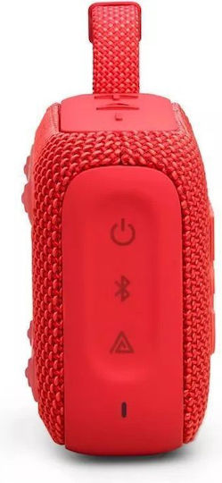 JBL Go 4 Waterproof Bluetooth Speaker 4.2W with Battery Life up to 7 hours Red