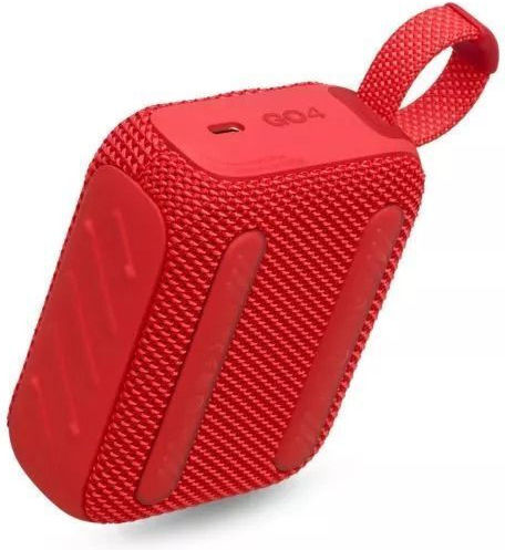 JBL Go 4 Waterproof Bluetooth Speaker 4.2W with Battery Life up to 7 hours Red