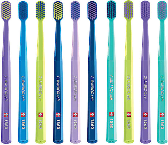 Curaprox Cs 1560 Toothbrush Soft Green-blue