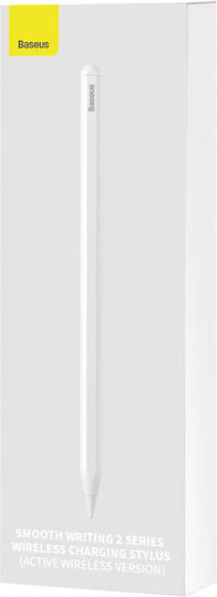 Baseus Smooth Writing 2 Series Dual Charging Digitală Stilou Tactil cu Palm Rejection de culoare Alb SXBC080102