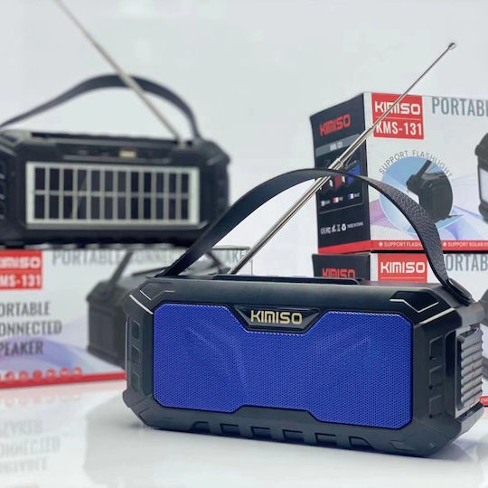 Kimiso KMS-131 Ηχείο Bluetooth 6W με Ραδιόφωνο Μπλε