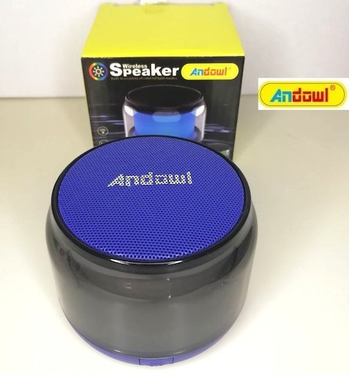 Andowl Bluetooth Speaker with Radio and Battery Life up to 2 hours Blue