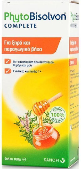 Sanofi PhytoΒisolvon Complete Syrup Gluten-Free Honey & Thyme 180gr