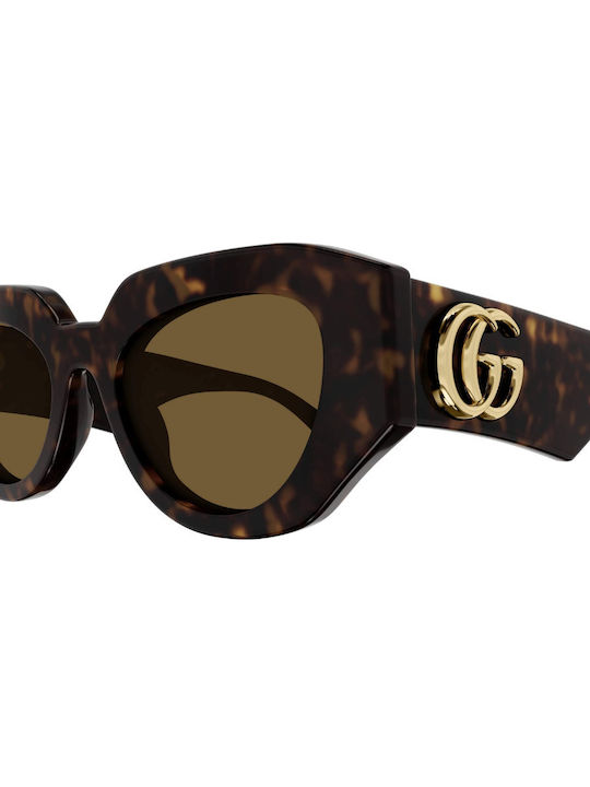 Gucci Sunglasses Brown with Acetate Frame & Brown Lens