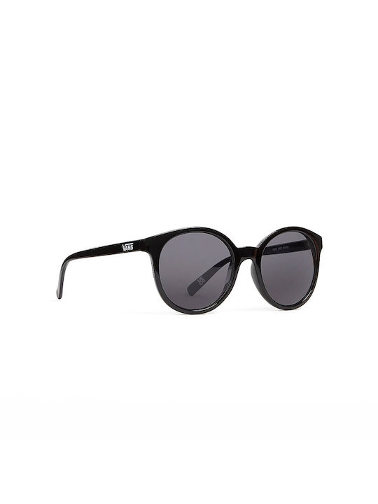 Vans Women's Sunglasses with Black Plastic Frame and Black Lens VN000HEEBLK