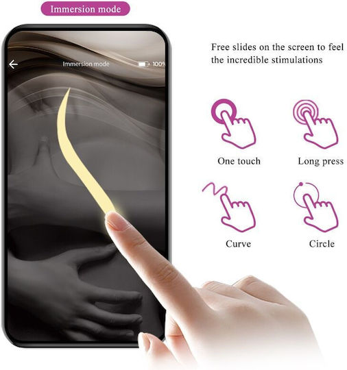 Pretty Love August Double Vibrator with Remote Control 9.5cm Flesh