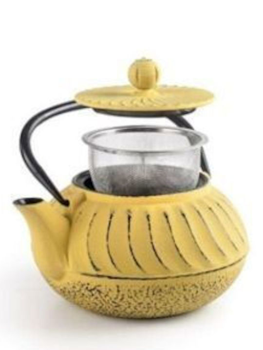 Oriental Express Чайник Чугунен Жълт 700мл