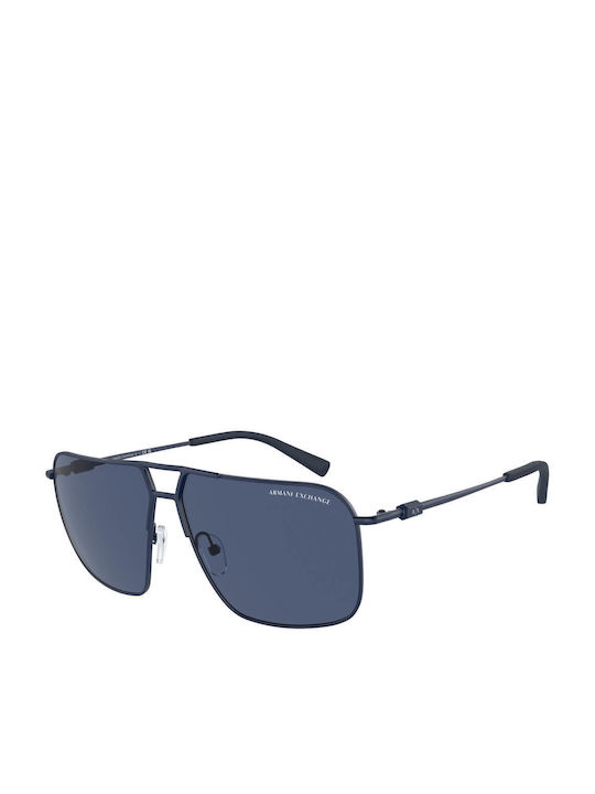 Armani Exchange Sonnenbrillen mit Gray Rahmen und Blau Linse AX2050S 609980