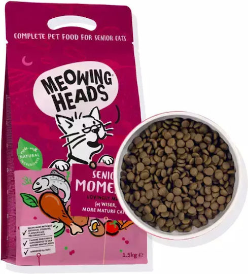 Moments Dry Food for Senior Cats with Salmon / Chicken / Fish / Ton / Vegetables 1.5kg