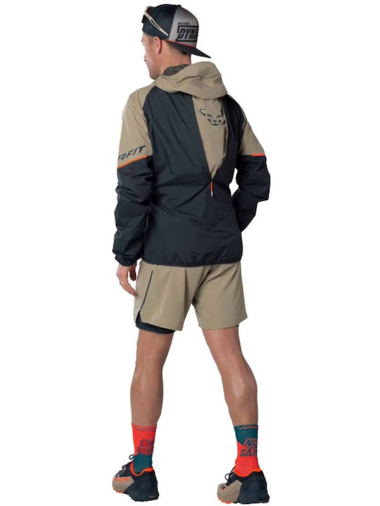 Dynafit Men's Winter Hardshell Jacket Waterproof and Windproof Khaki