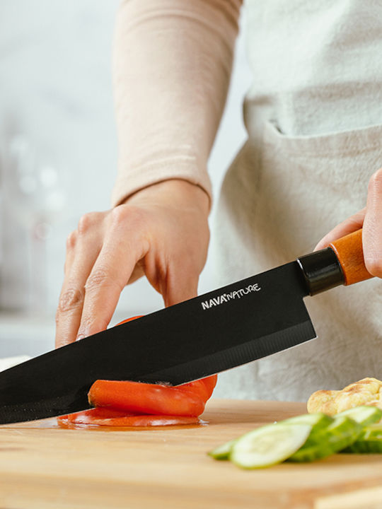 Nava Nature Messer Chefkoch aus rostfreiem Stahl 31cm