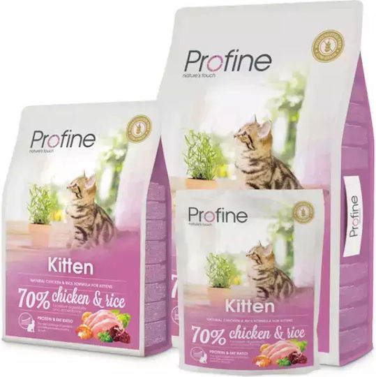 Profine Dry Food for Young Cats with Chicken / Rice 10kg