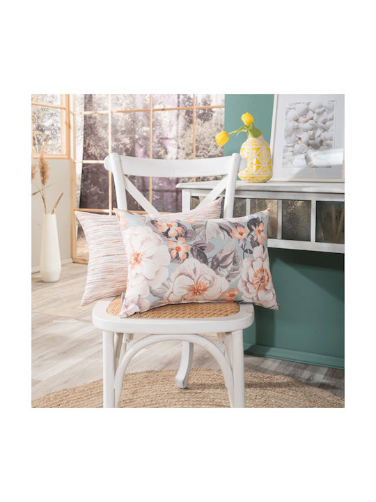 Teoran Decorative Pillow Case Elda From 100% Cotton Novelda 45x45cm
