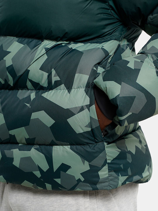 Winter Jacke Puffer Wasserdicht und Winddicht Khaki