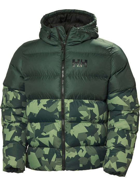 Winter Jacke Puffer Wasserdicht und Winddicht Khaki