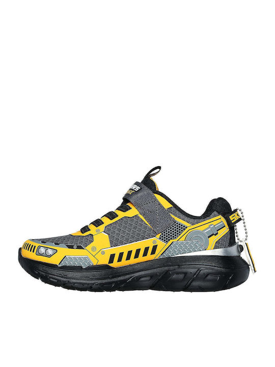 Skech Kids Sneakers with Scratch Gray