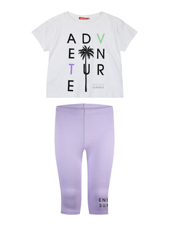 Energiers Kinder Set mit Leggings Sommer 2Stück Fresco