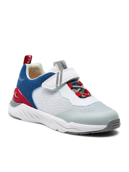 Kids Sneakers with Hoop & Loop Closure White