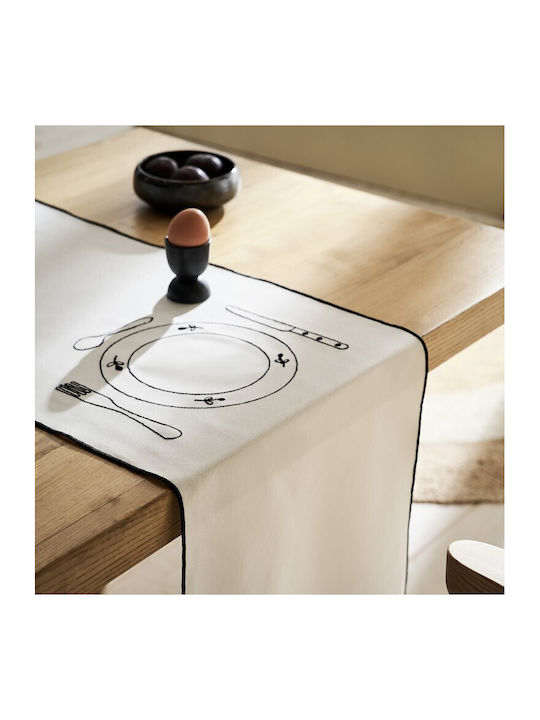Gofis Home Runner cu Broderie Rezistent la pete Erryn Erryn 258 40x150cm