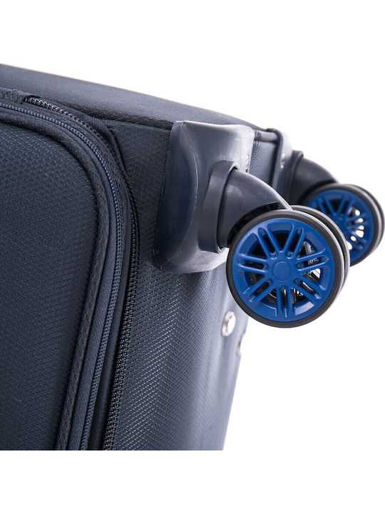 Cardinal Spectra Cabin Travel Suitcase Fabric Dark Blue with 4 Wheels Height 50cm 5000/50