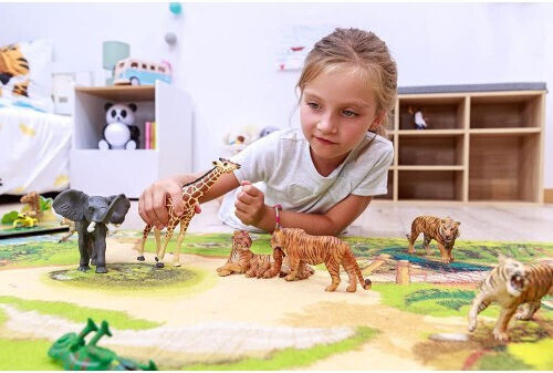 Papo Tiger With Baby for 3+ Years 6.5cm (Miscellaneous Designs)