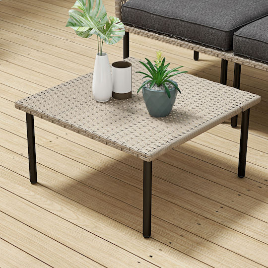 Set Cameră De Zi Pentru Exterior 5 Piese Rattan