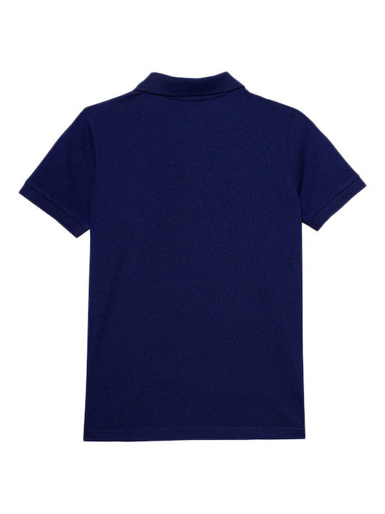 4F Kids Polo Short Sleeve Blue