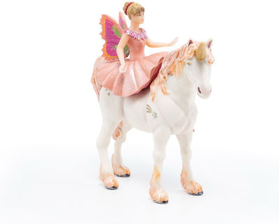 Papo Miniature Toy Elf Ballerina And Her Unicorn 6cm.