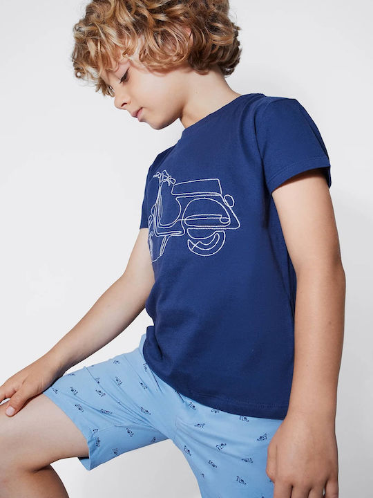 Kinder-T-Shirt Blau