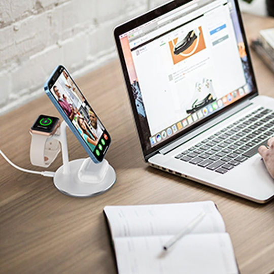 Choetech Зарядно Magsafe Бял (Inductive T585-F)